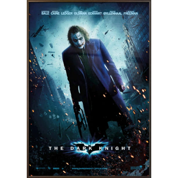 BATMAN Movie Poster FRAMED Joker Film Art Print for Home Decor Gift Ideas